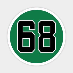 Number 68 Magnet